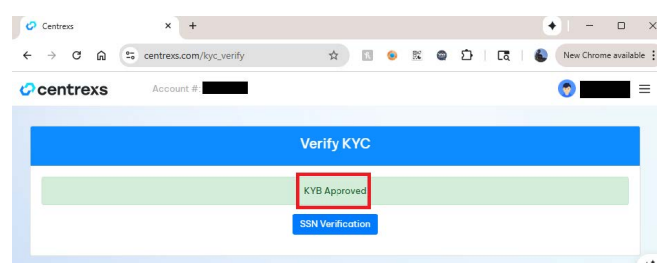 OTP verification screen