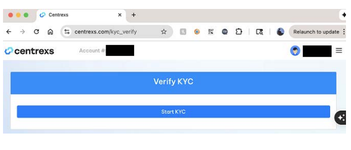 Reset password link page